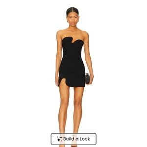 Amanda Uprichard X REVOLVE Puzzle Mini Dress in Black